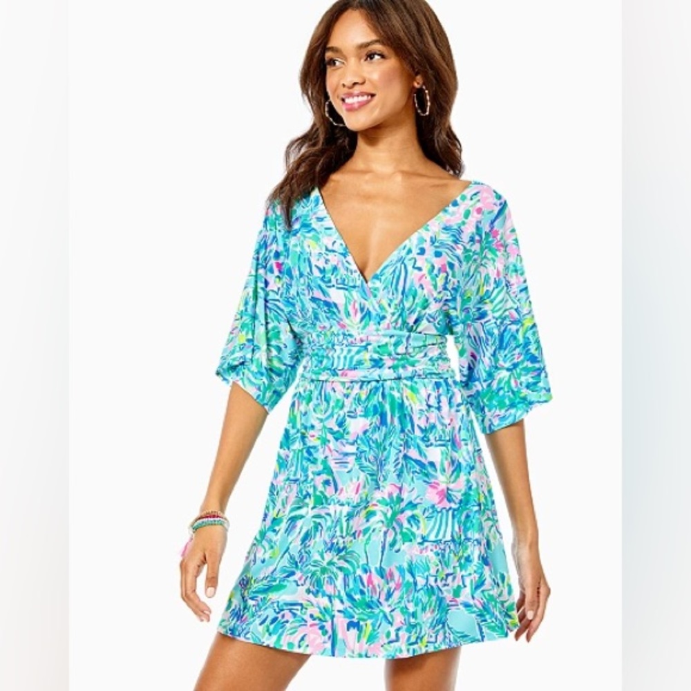 Lilly Pulitzer Cabana Cocktail Parigi Romper
